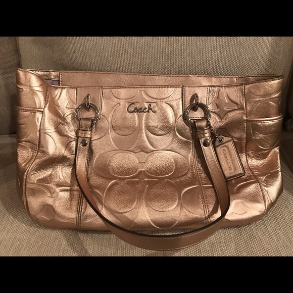 Coach Handbags - Coach Women’s small tote gold